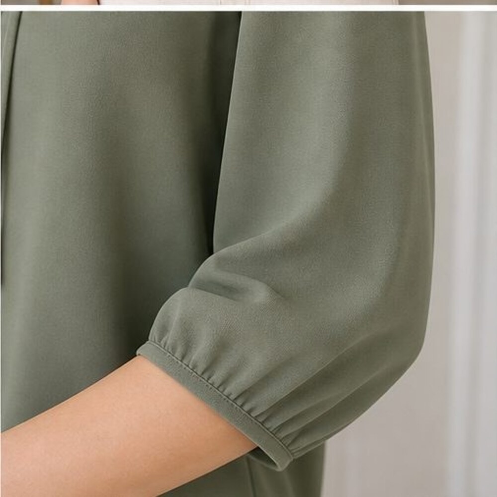 Rust V Neck Top - Picture 5 of 6